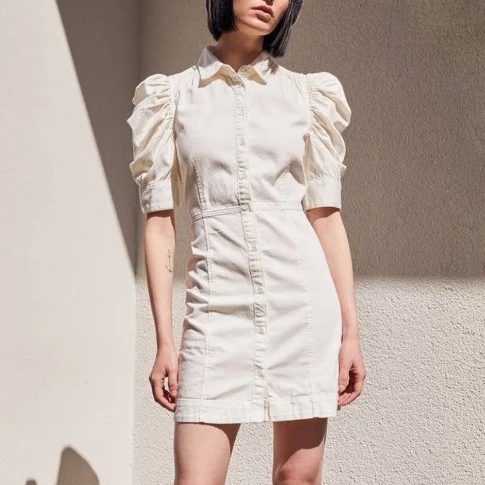 Frame Gillian puff sleeve dress new with tags